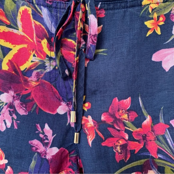 Tommy Bahama Floral Linen Shorts - Picture 3 of 10